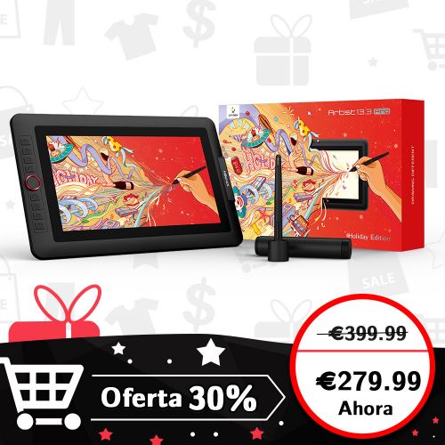 mesa digitalizadora XP-Pen Artist 13.3 Pro holiday edition